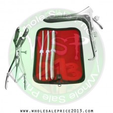  Hegar uterine dilator 3 pieces set, 7-8, 9-10, 15-16, mathieu, grave medium
